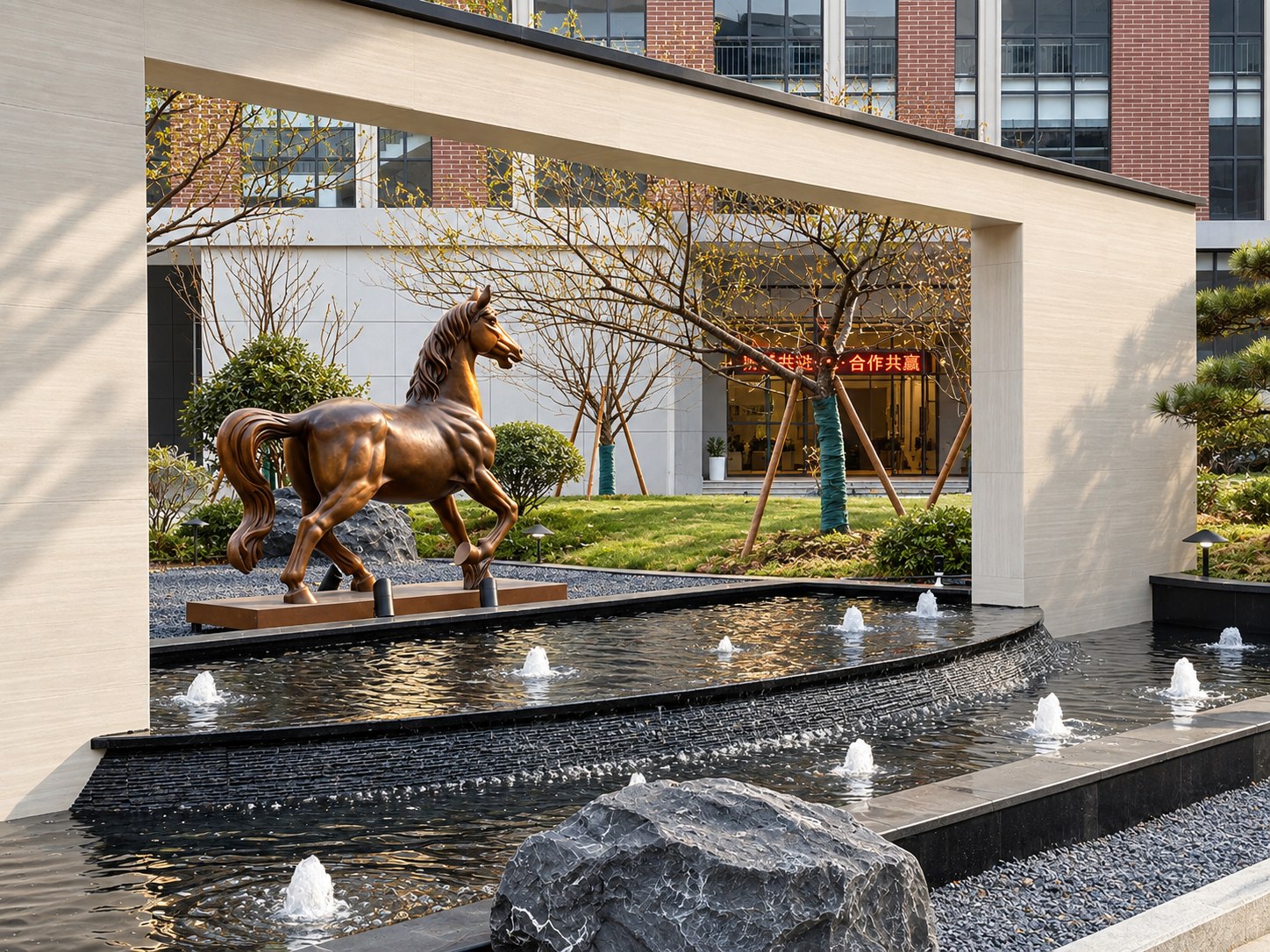 景立门庭·让每一次抵达都有景可观 CORPORATE COURTYARD