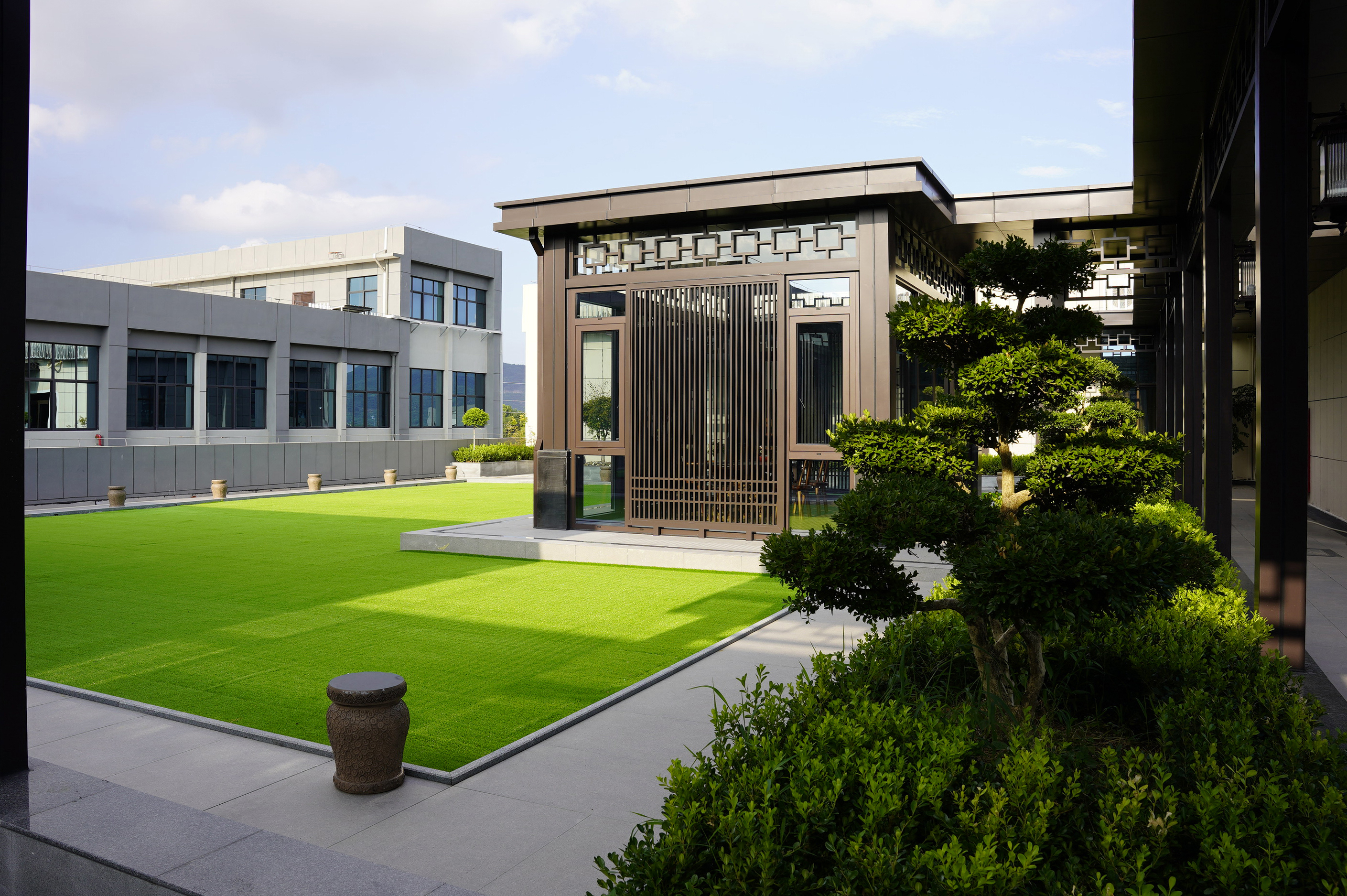 云庭叙景·建筑顶层的一方中式庭院 ROOFTOP GARDEN